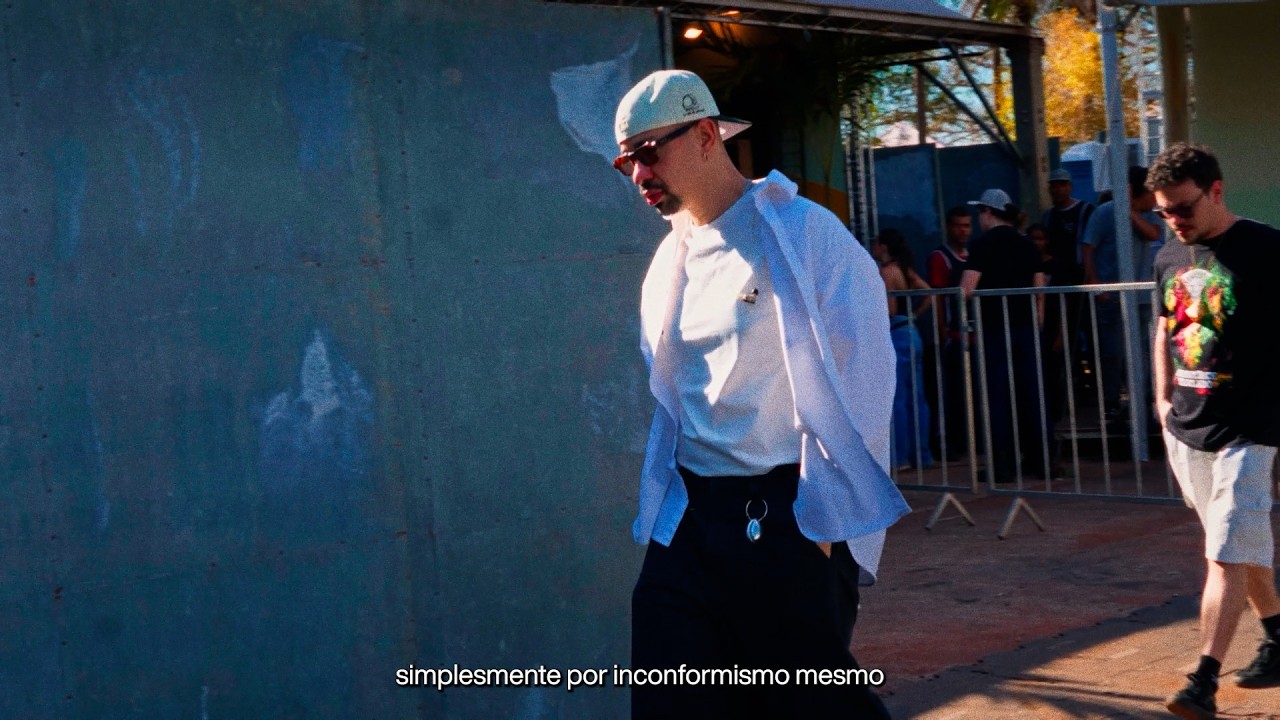 Victor Xamã nos bastidores do minidocumentário